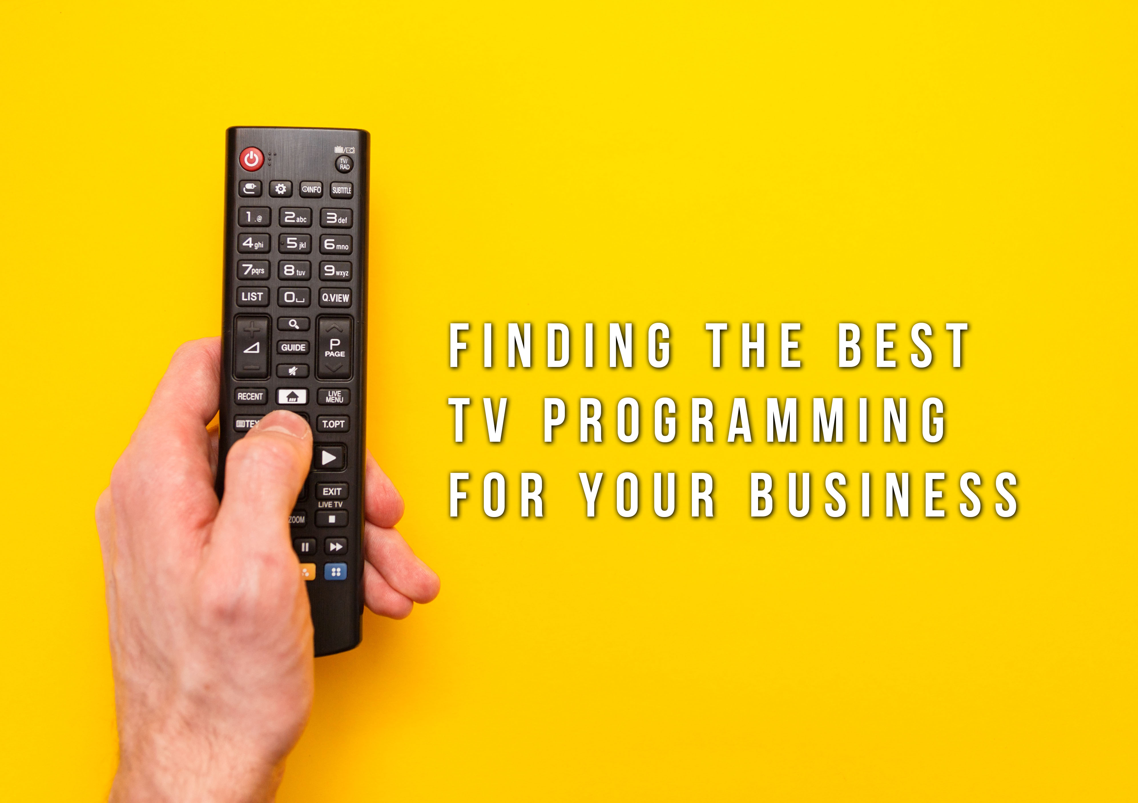 TV Packages For Your Business or Medical Office It's Relevant TV